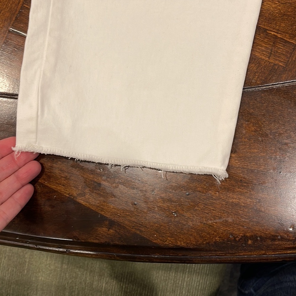 NWT Banana Republic White Straight Leg Pants size 14 - Picture 3 of 5